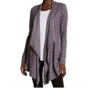 Barefoot Dreams Size 3X CozyChic Lite Drape Front Calypso Wrap Purple Cardigan